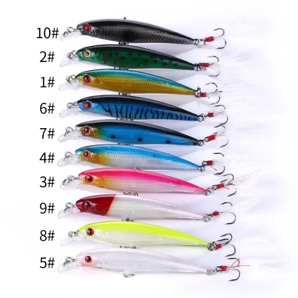 Amostra Jerkbait Aorace Laser 9cm 7g (5 ou 10 Unidades) - Image 4