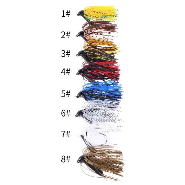 Amostra Jig Weedless HENGJIA com Saia 10g 7cm - Image 2