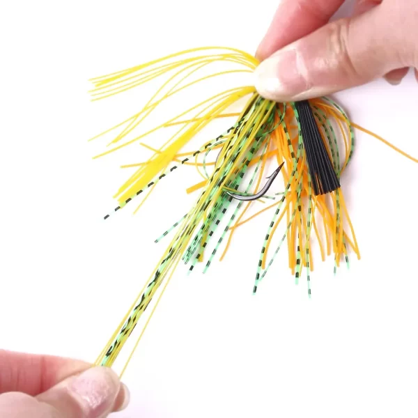 Amostra Jig Weedless HENGJIA com Saia 10g 7cm - Image 6