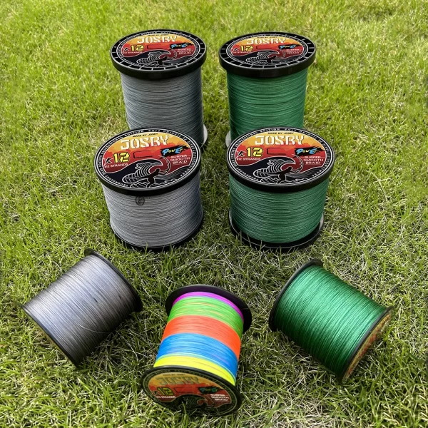 Linha de Pesca Flutuante JOSBY 12 Fios 100m-1000m Multifilamento de Alta Resistência - Image 6