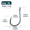 Anzóis 9KM J-Hook para Água Salgada e Doce (50-100 Unidades) - Image 12