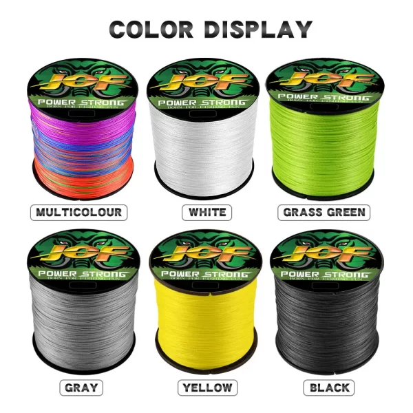 Linha de Pesca Multifilamento JOF 4 Fios PE 100m/300m - Image 3