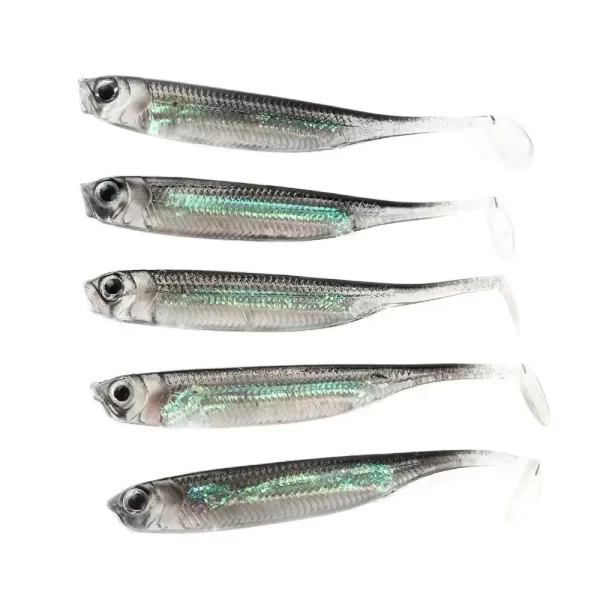 Amostra Softbait T-Tail Silicone 7-9.3cm para Predadores - Image 7