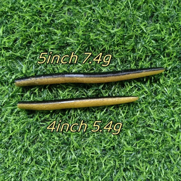 Amostra Softbait Criatura Minhoca (Senko) Mukun 5.4g/7.4g (10 Unidades) - Image 2
