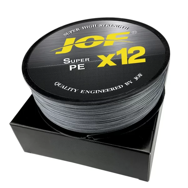 Linha Trançada JOF X12 PE 12 Fios 100m-500m Alta Resistência - Image 4