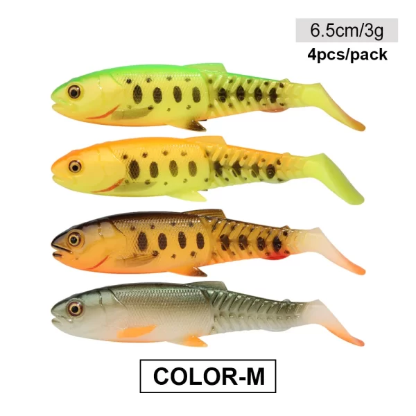 Conjunto de Amostras Swimbait com Cauda em T 3g-18.4g (2-4 Unidades) - Image 12