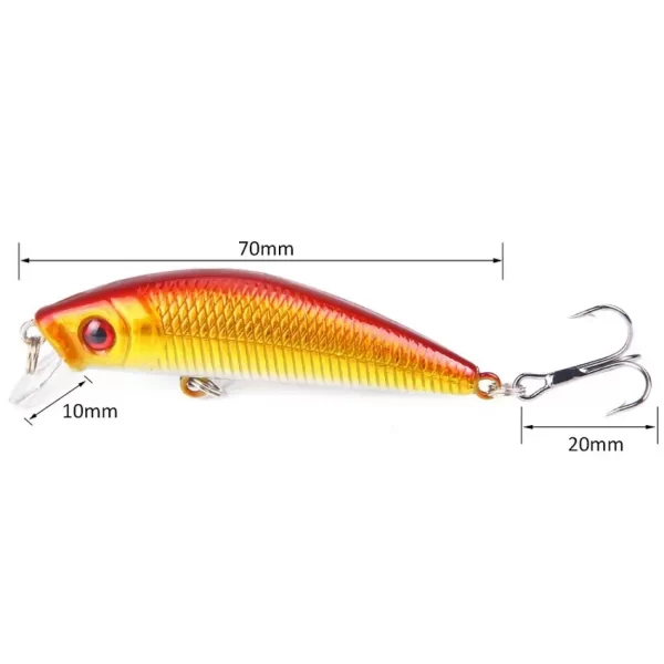 Amostra Jerkbait Flutuante Aorace 7cm 8g - Image 6