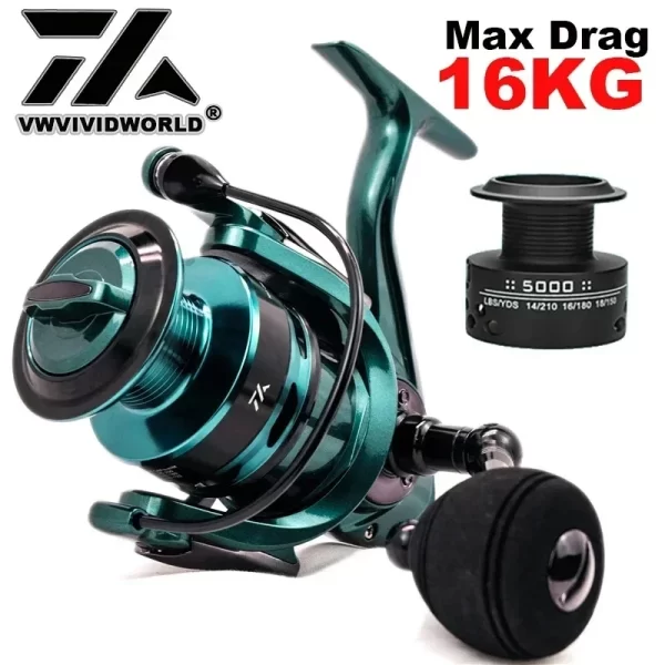 Carreto Spinning VWVIVIDWORLD 5.5:1 Drag 15.5kg