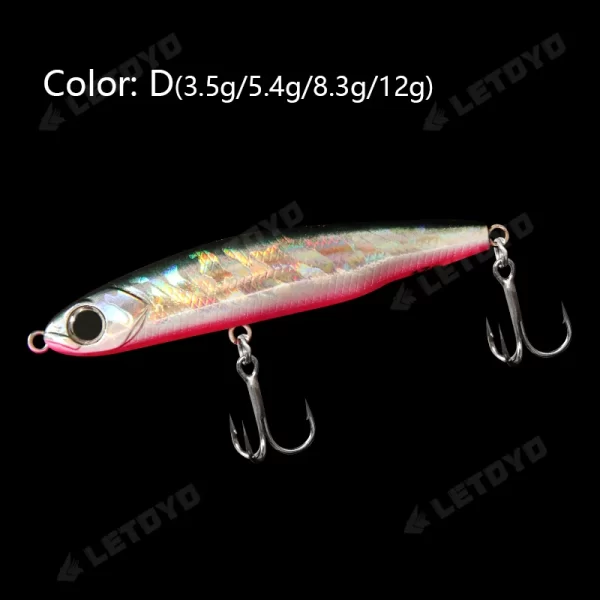 Amostra Sinking Pencil LETOYO 3.5g-12g Stickbait para Predadores - Image 18