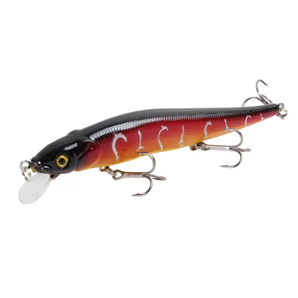 Amostra Jerkbait Aorace Flutuante 11,5cm 14g com Olhos 3D - Image 6