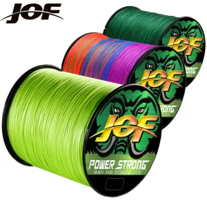Linha de Pesca Multifilamento JOF 4 Fios PE 100m/300m