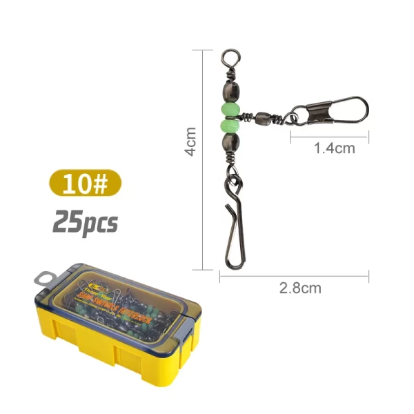 Conjunto de Conectores Rápidos Rotativos Tipo Oito Fluorescente (25 Unidades) - Image 11