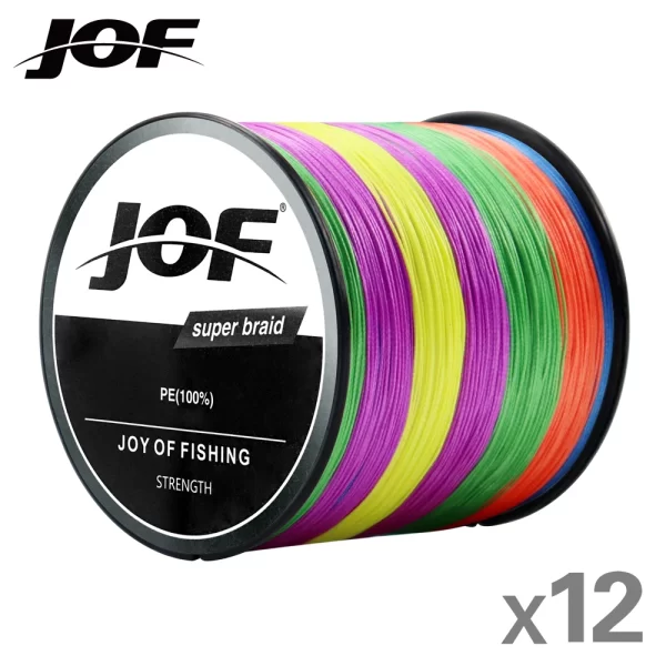 Linha Multifilamento JOF X12 12 Fios PE Flutuante 300m-1000m - Image 10