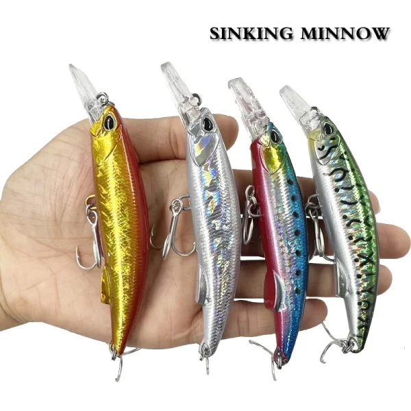 Amostra Jerkbait Sinking 92mm 40g