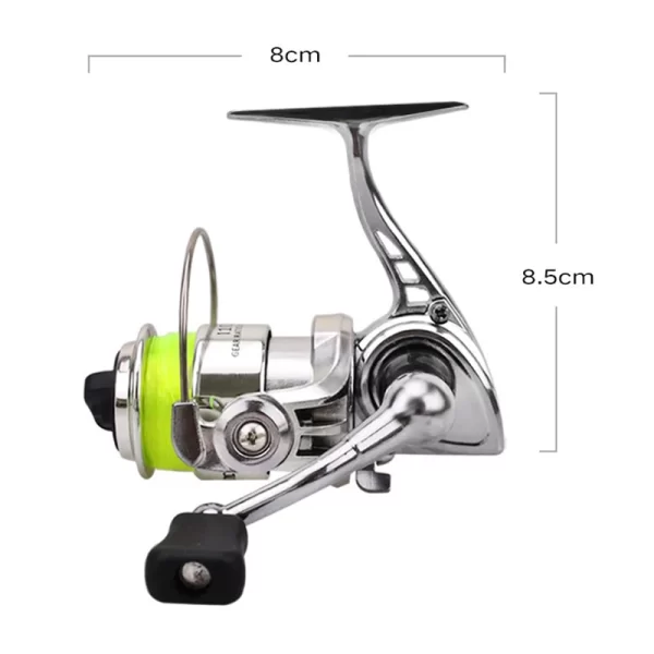 Carreto Spinning MINI100 4.3:1, Drag 3kg Inclui 100m de Linha - Image 2