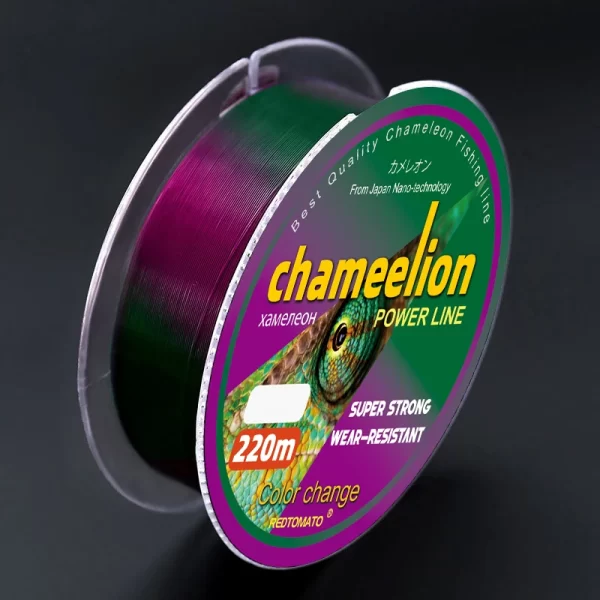 Linha de Pesca Monofilamento Fluorocarbono Revestido 220m, Mudança de Cor, Alta Resistência - Image 4