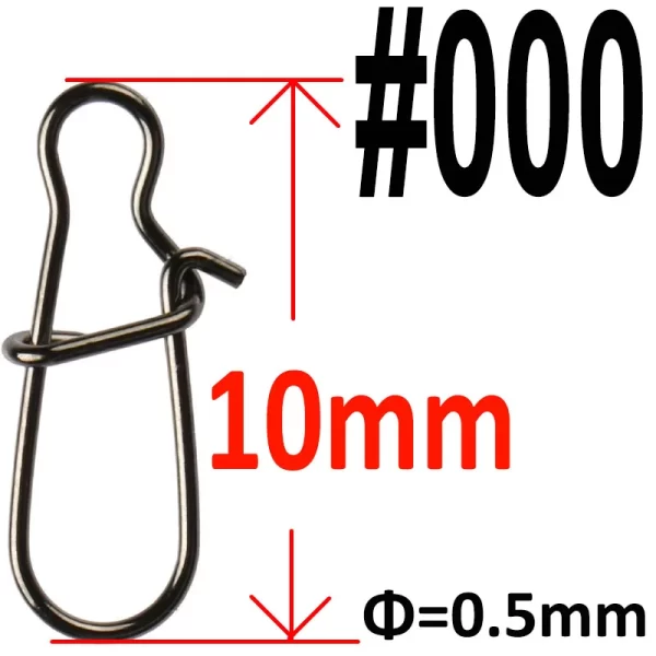 Conjunto de 50/100 Engates Rápidos em Aço Inoxidável Fastlock para Amostras e Destorcedores - Image 11