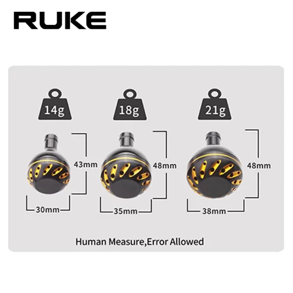 Botão de Manivela RUKE 30mm para Carretos Daiwa/Shimano - Image 5