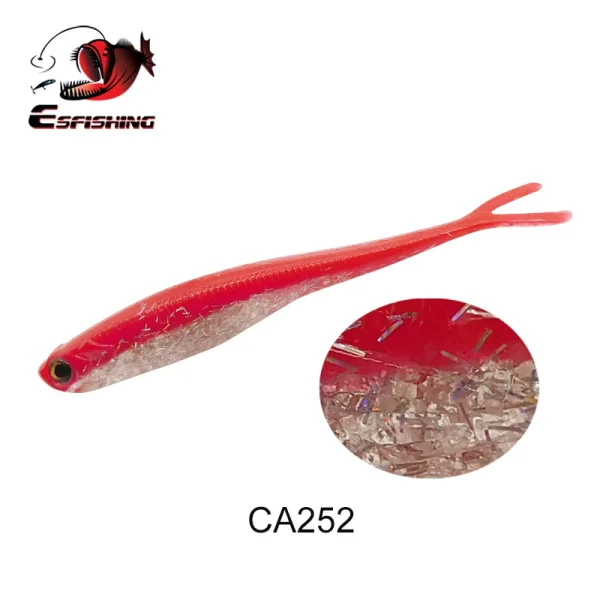 Amostra Softbait (Fluke) ESFISHING Real Shad 130mm -  6 Unidades - Image 10