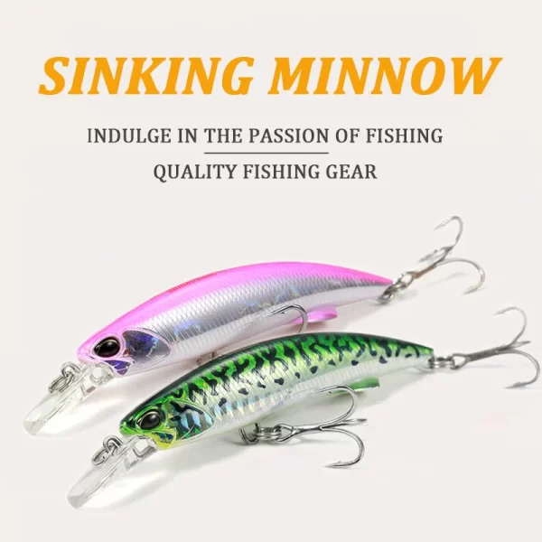 Amostra Jerkbait Sinking 92mm 40g - Image 2