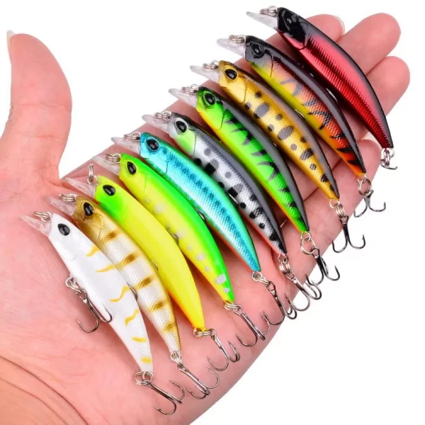 Conjunto de Amostras Jerkbaits e Crankbaits 2.8-18cm 1.5-24g (3/5/8 Unidades) - Image 2