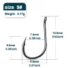 Anzóis 9KM J-Hook para Água Salgada e Doce (50-100 Unidades) - Image 9