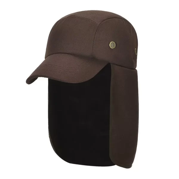 Chapéu de Pesca com Proteção UV e Flap Removível para Rosto e Pescoço - Image 12