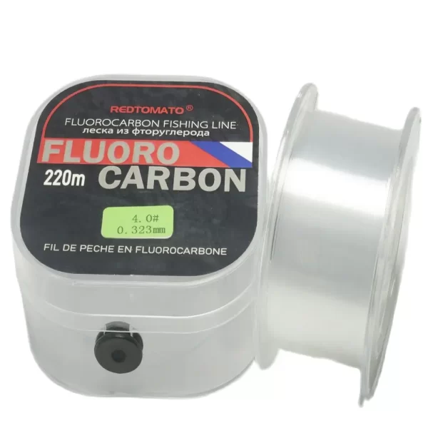 Linha de Pesca Fluorocarbono REDTOMATO 220m, 1.8-13.6kg Monofilamento - Image 3