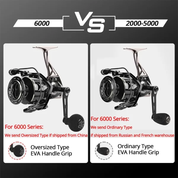 Carreto Spinning KastKing Megatron Drag 18kg 5.0:1 2000-6000 - Image 6
