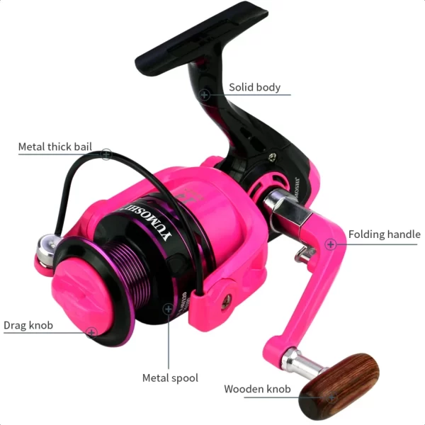 Carreto GHOTDA Spinning 2000-7000 Drag 12kg 5.2:1 - Image 3