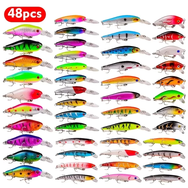 Conjunto de Amostras Flutuantes - Jerkbaits, Crankbaits e Poppers (10-64pcs) - Image 2