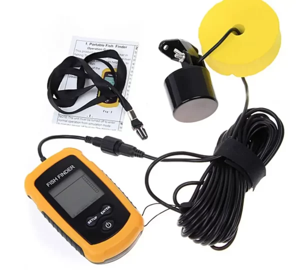 Localizador de Peixes Sonar Portátil 100M com Alarme e Ecrã LCD - Image 5