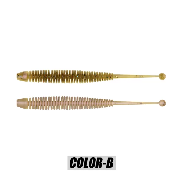 Amostra Softbait Criatura Minhoca Spinpoler 4.7cm-8.2cm (10pcs) - Image 12