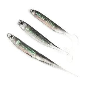Amostra Softbait T-Tail Silicone 7-9.3cm para Predadores