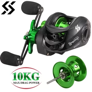 Carreto Casting Sougayilang 7.2:1 Drag Máximo 10kg