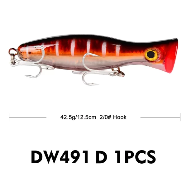 Amostra Topwater Popper PROBEROS 13cm 43g - Image 8
