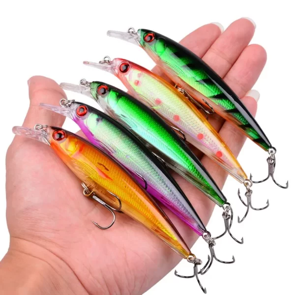 Conjunto de Amostras Jerkbaits e Crankbaits 2.8-18cm 1.5-24g (3/5/8 Unidades) - Image 3