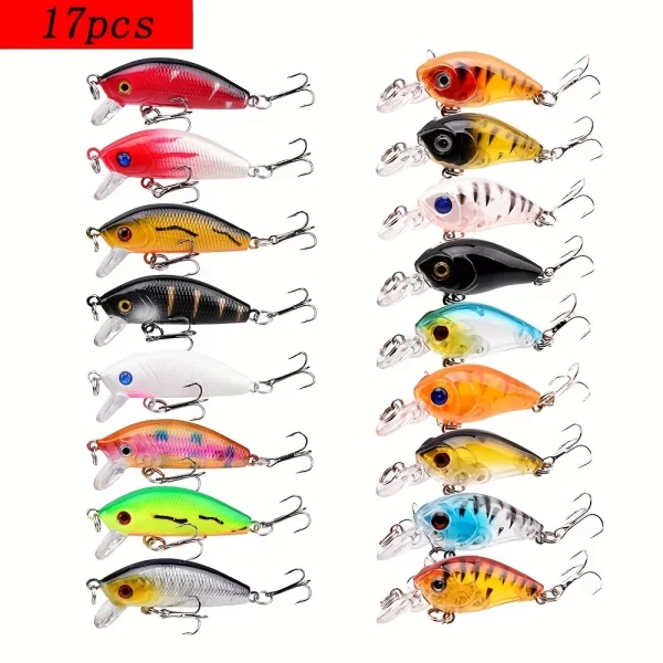 Conjunto de Amostras Flutuantes - Jerkbaits, Crankbaits e Poppers (10-64pcs) - Image 12