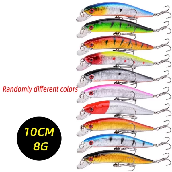 Conjunto de Amostras Jerkbaits e Crankbaits 2.8-18cm 1.5-24g (3/5/8 Unidades) - Image 8