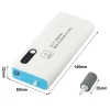 Bomba de Ar USB 3000mAh com Bateria Recarregável e Tubo 70cm Arejador de Isco Vivo - Image 4