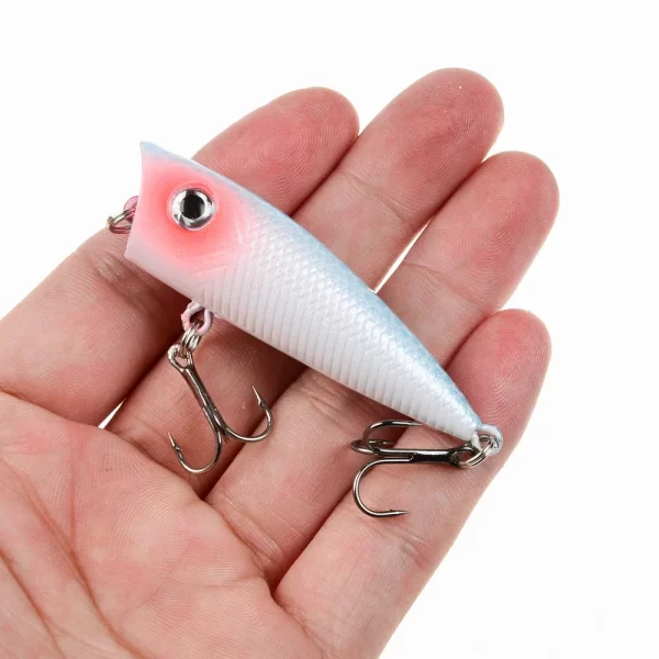 Amostra Hardbait Flutuante Popper 6.5g 6cm - Image 6