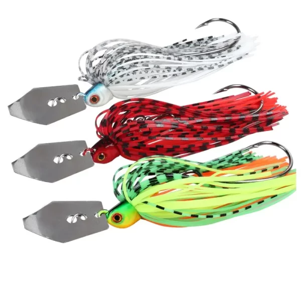 Conjunto de Amostras Chatterbait 94mm 9g com Saia (3 Unidades) - Image 4