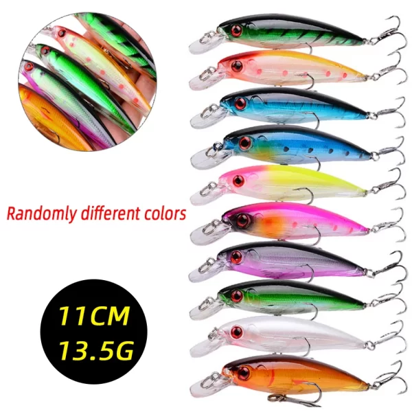 Conjunto de Amostras Jerkbaits e Crankbaits 2.8-18cm 1.5-24g (3/5/8 Unidades) - Image 7