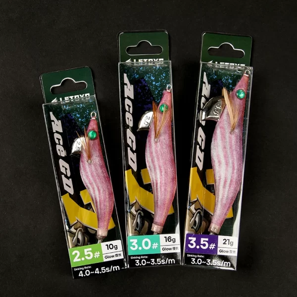 Amostra Hardbait LETOYO Camarão (Palhaço) Fluorescente 2.5-3.5# - Image 6