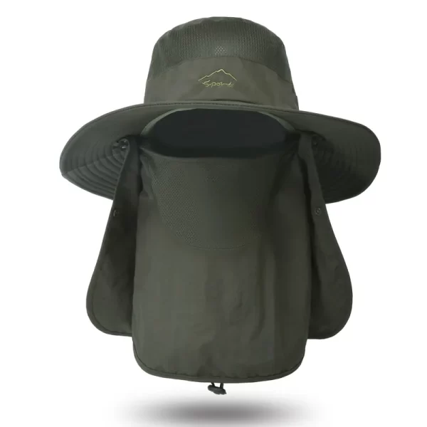 Chapéu de Pesca com Proteção UV e Aba Grande - Image 8