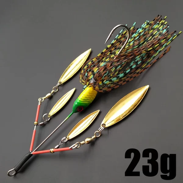 Amostra Spinnerbait com Jig e Saia 23g 14cm - Image 7