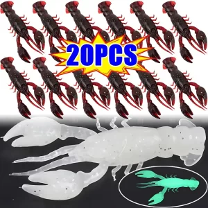 Amostra Softbait Criatura Lagostim 5cm (Pack 5/10/20 Unidades)