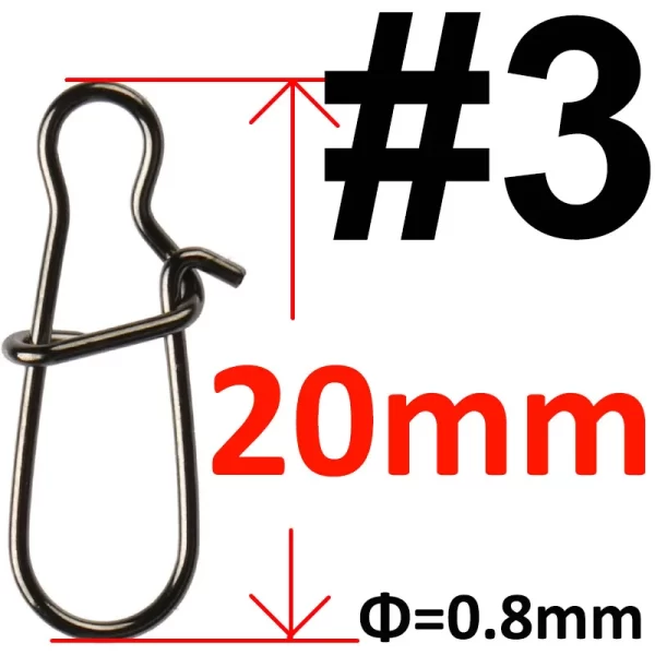 Conjunto de 50/100 Engates Rápidos em Aço Inoxidável Fastlock para Amostras e Destorcedores - Image 10