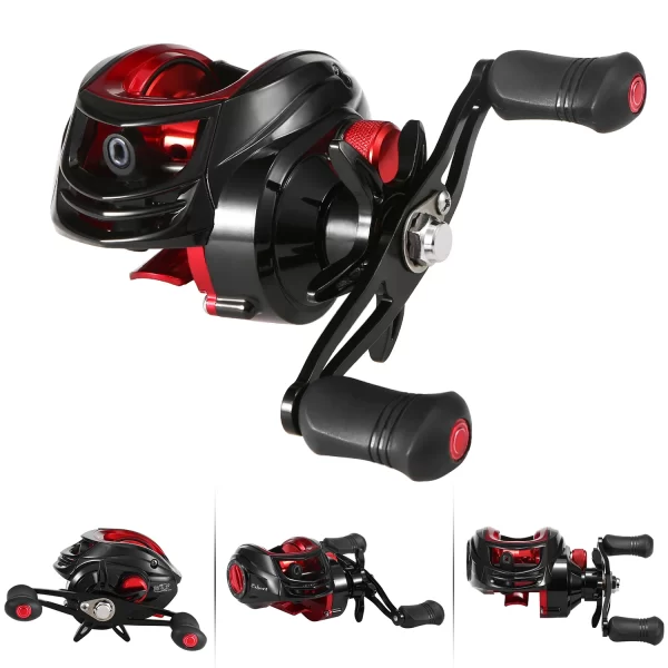 Carreto Casting 18+1BB com Drag de 5kg e 7.2:1 Travagem Magnética - Image 5