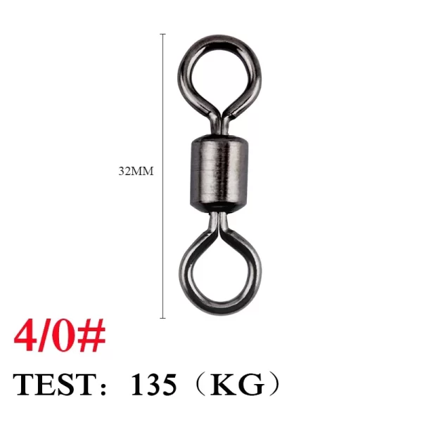 Destorcedor de Aço Inoxidável com Argolas Sólidas (20/50/100 Unidades) - Image 18